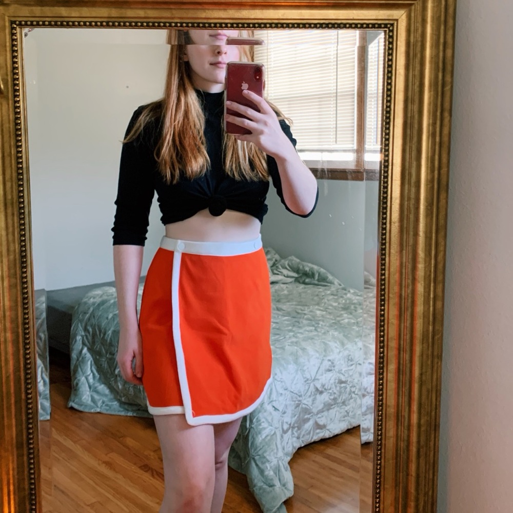 Retro Wrap Skirt